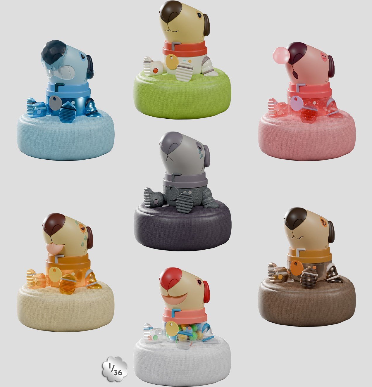Kaleidos Space Case Figure (Blind Box) - Kaleidos - 3