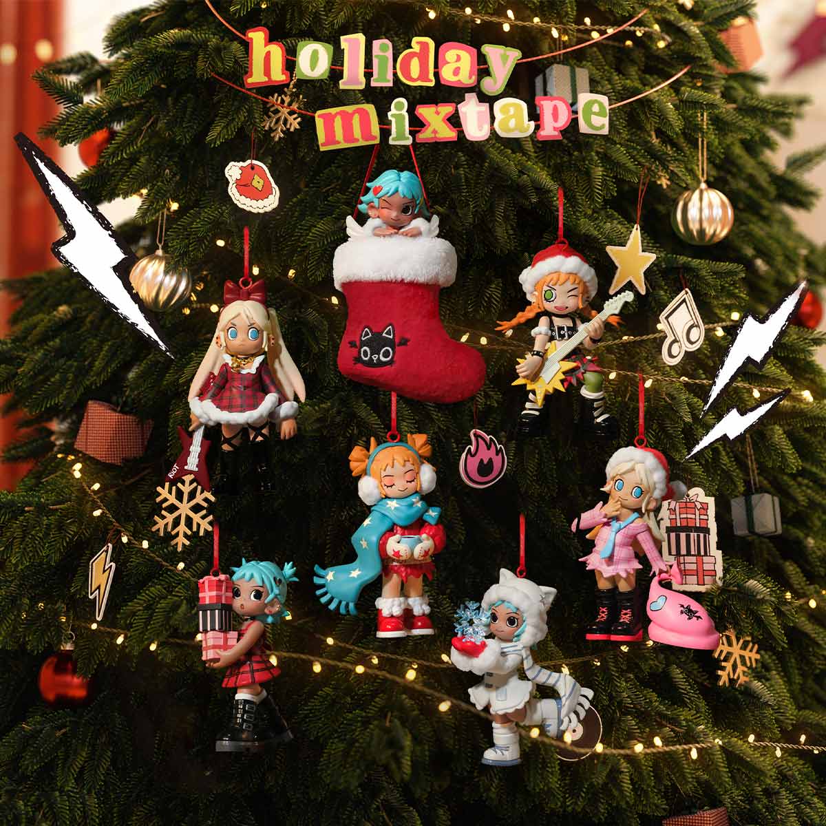 Lil Peach Riot Holiday Mixtape Series Figures (Blind Box) - POP MART - 2