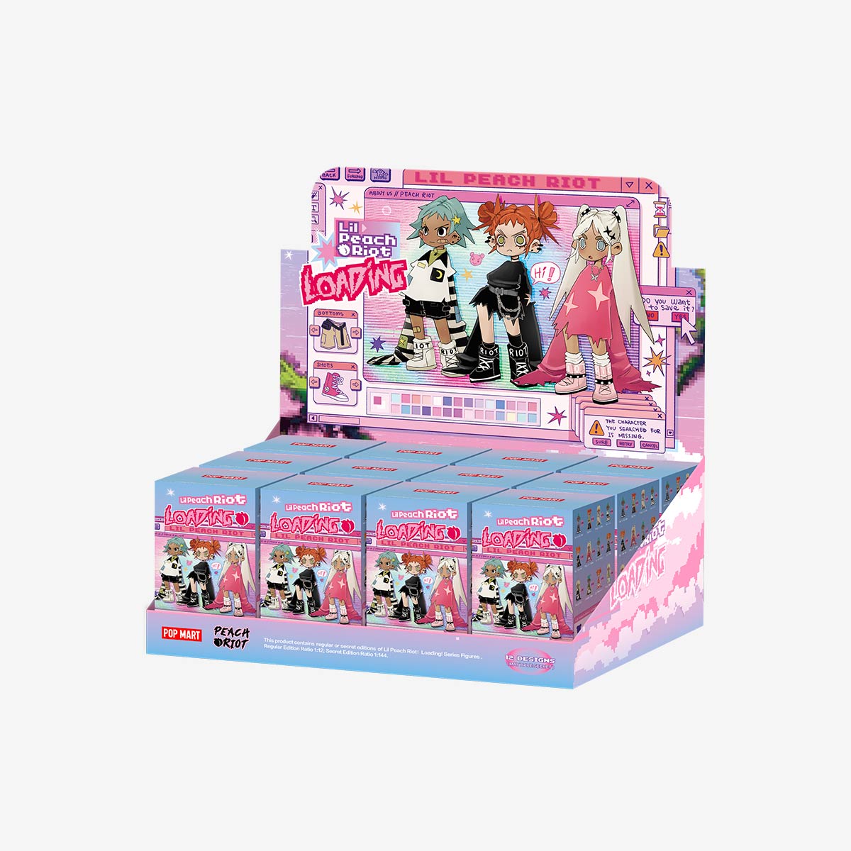 POP Mart Lil Peach Riot Loading! Series Blind Box Figures