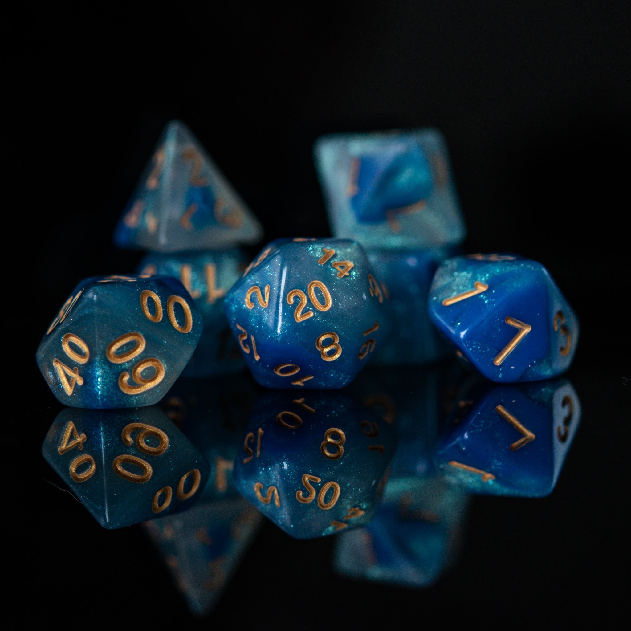 Lucid Dreams Acrylic Dice Set - Misty Mountain Gaming - 1