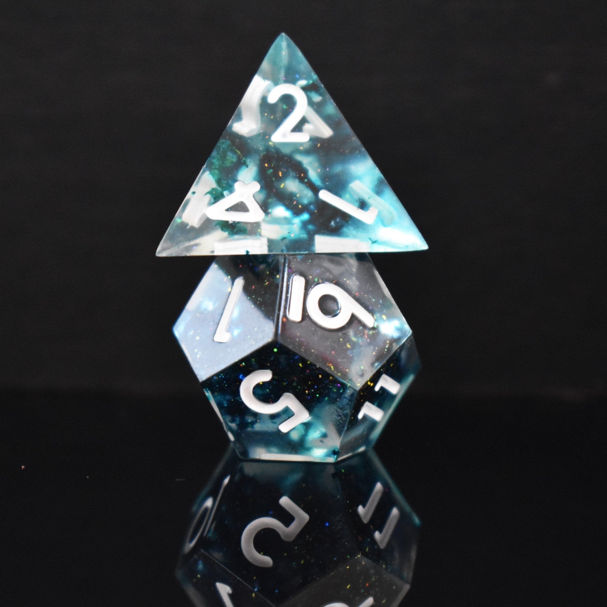 Maelstrom Sharp - Edged Resin Dice Set - Misty Mountain Gaming - 5