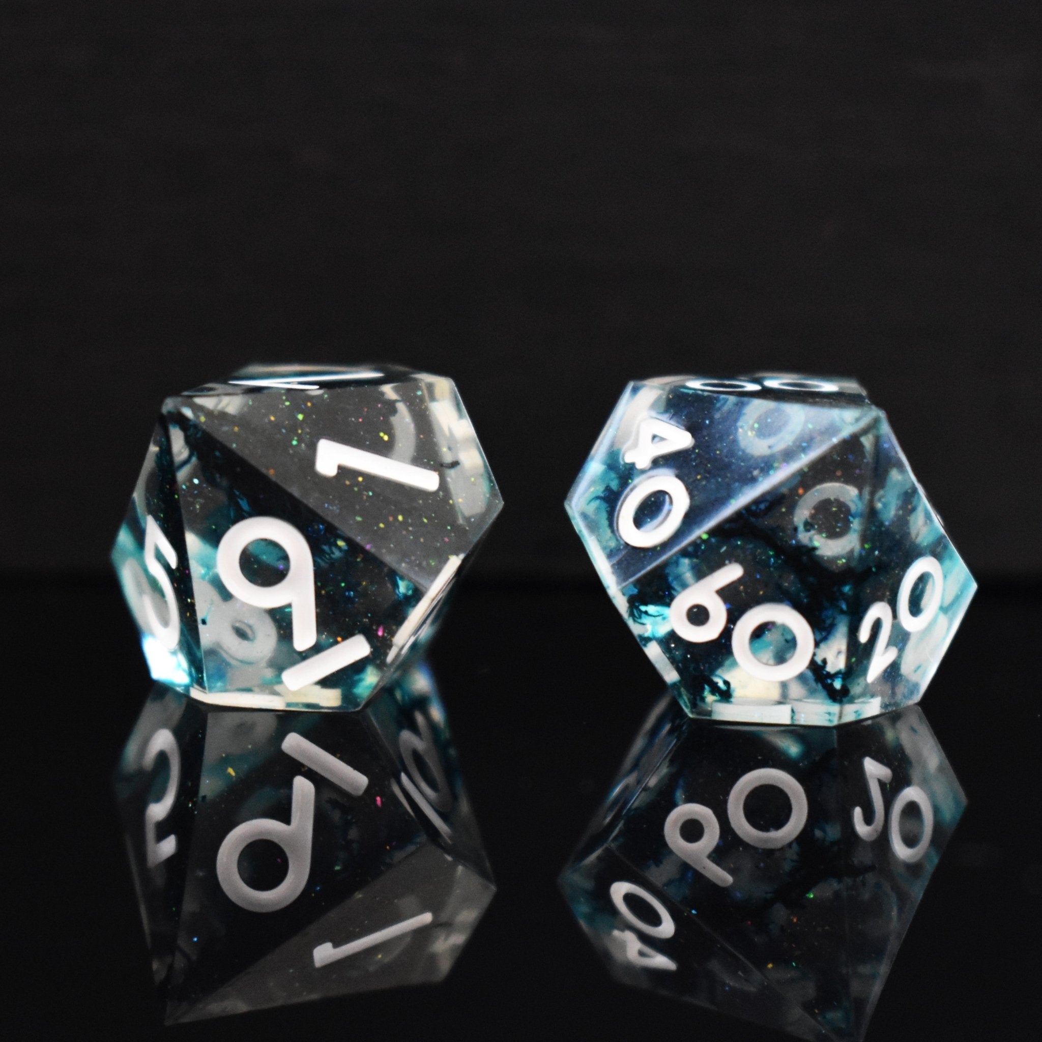 Maelstrom Sharp - Edged Resin Dice Set - Misty Mountain Gaming - 3