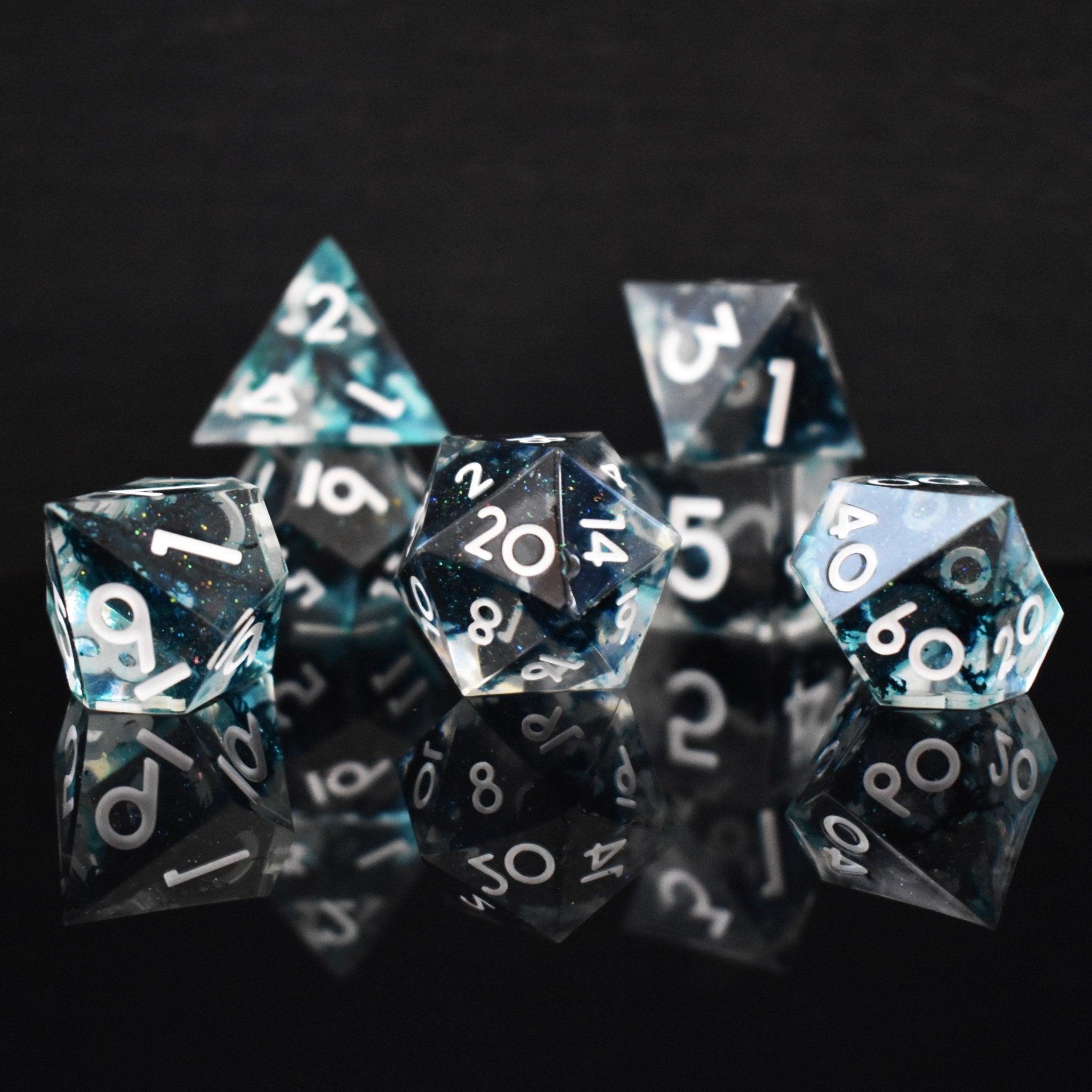 Maelstrom Sharp - Edged Resin Dice Set - Misty Mountain Gaming - 1