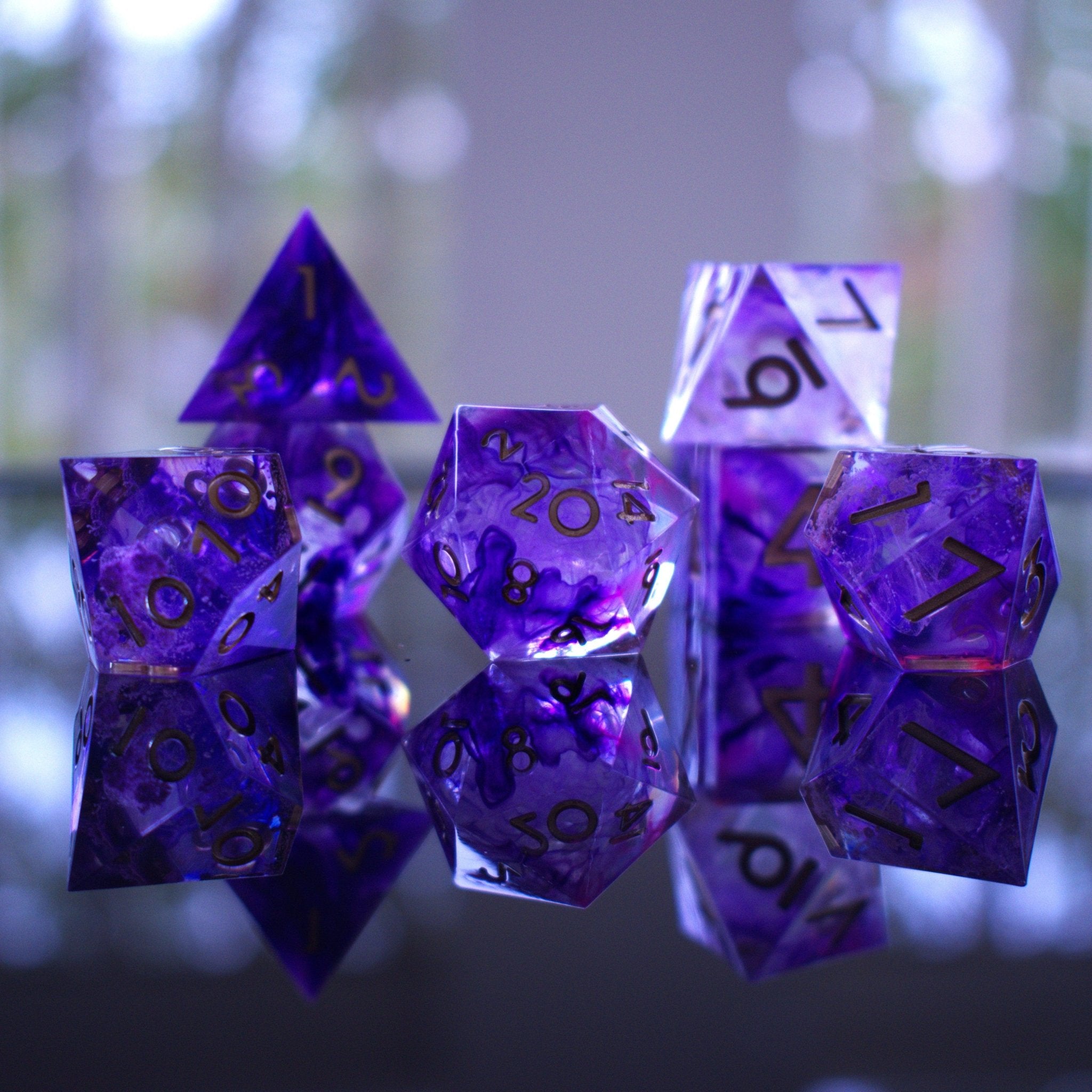 Mage Hand Sharp - Edged Resin Dice Set - Misty Mountain Gaming - 1