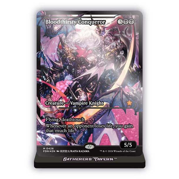 Magic the Gathering Bloodthirsty Conqueror Gatherers Tavern Slab - Gatherer's Tavern - 3