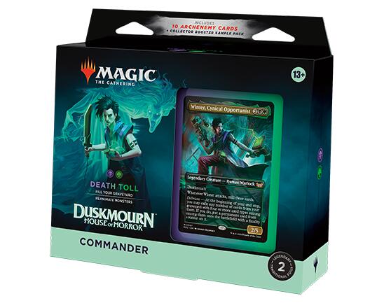 Magic the Gathering Duskmourn House of Horror Death Toll Commander Deck - Magic: The Gathering - 1