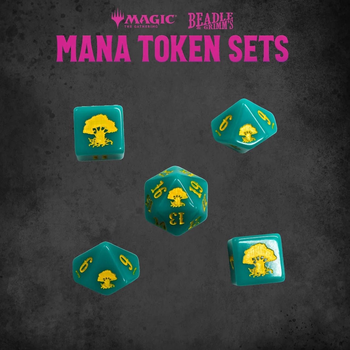 Magic the Gathering Green Token Set - Magic: The Gathering - 4