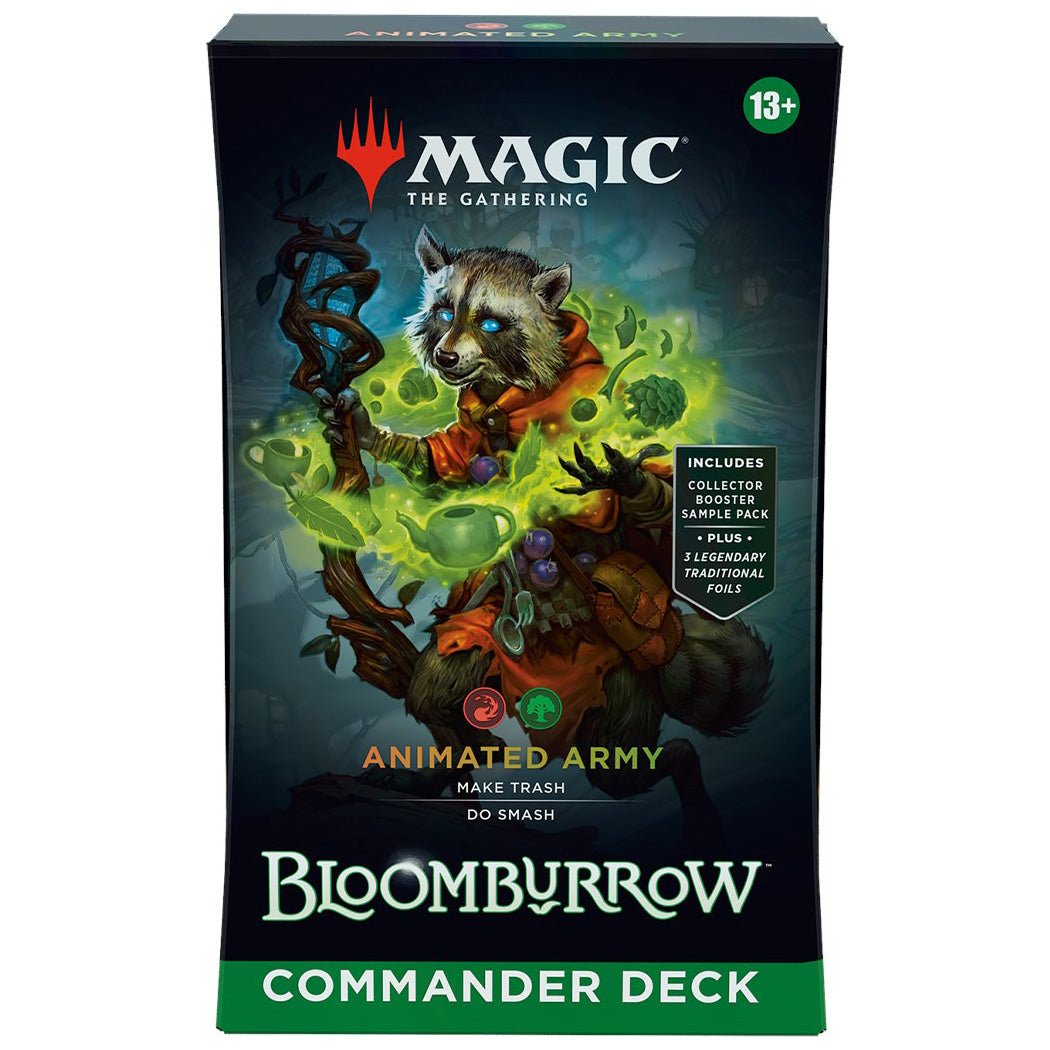 Magic The Gathering MTG Bloomburrow Animated Army Commander Deck - Magic: The Gathering - 1