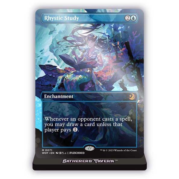 Magic the Gathering Rhystic Study Gatherers Tavern Slab - Gatherer's Tavern - 1