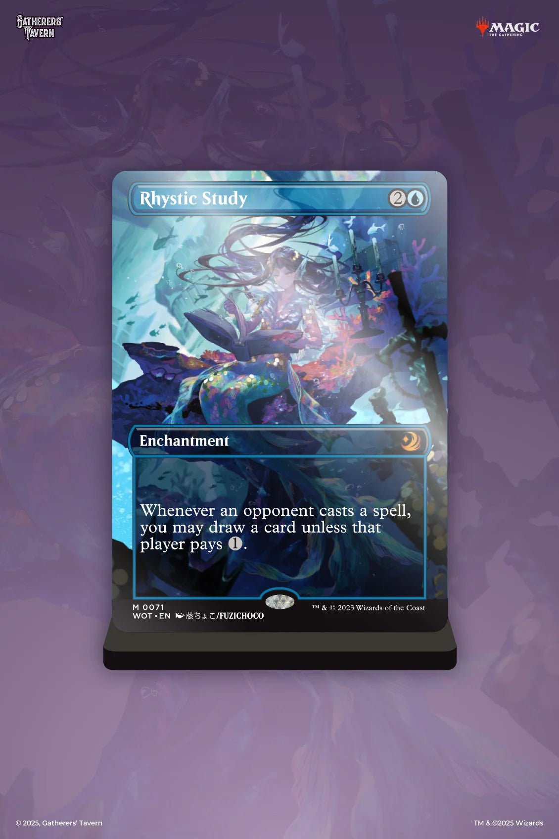 Magic the Gathering Rhystic Study Gatherers Tavern Slab Standee - Gatherer's Tavern - 1