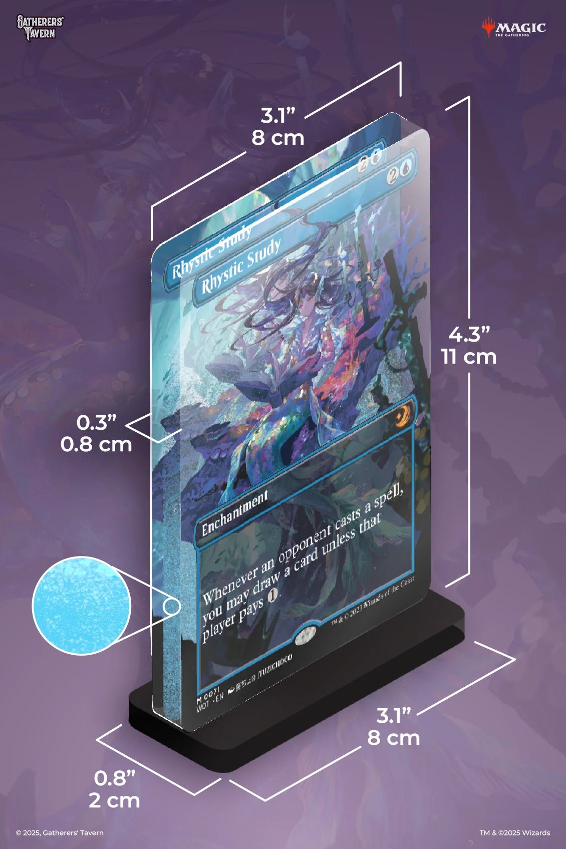 Magic the Gathering Rhystic Study Gatherers Tavern Slab Standee - Gatherer's Tavern - 2