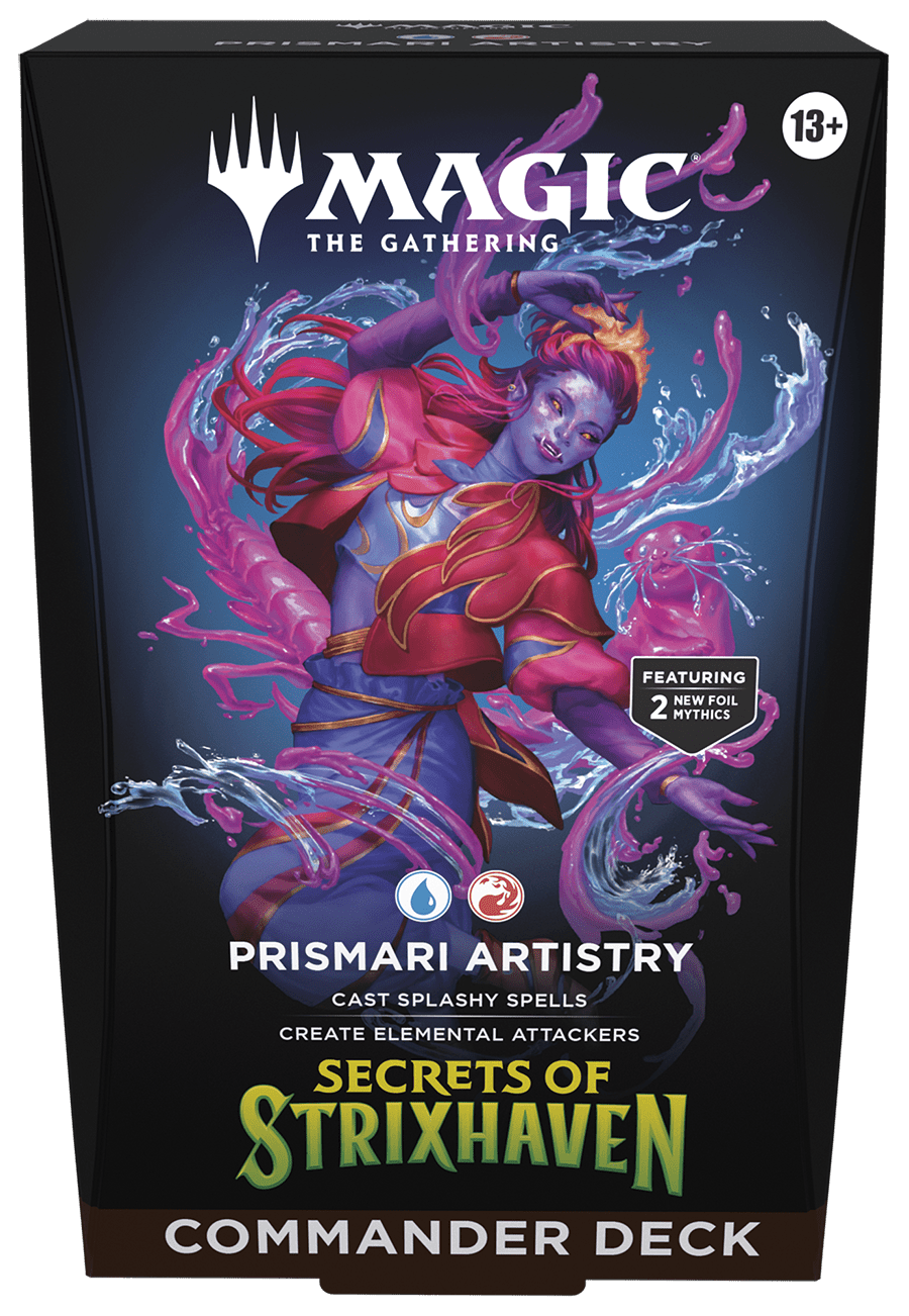 Magic: the Gathering Secrets of Strixhaven Prismari Artistry Commander Deck - Wizards of the Coast - 1