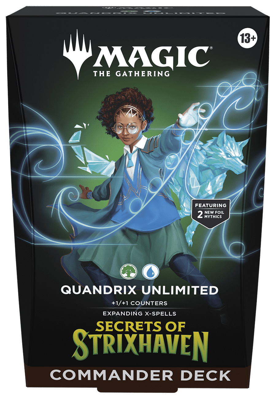 Magic: the Gathering Secrets of Strixhaven Quandrix Unlimited Commander Deck - Wizards of the Coast - 1