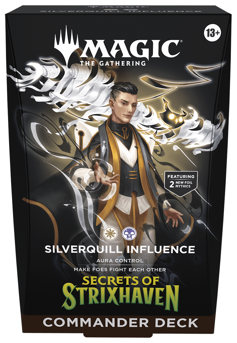 Magic: the Gathering Secrets of Strixhaven Silverquill Influence Commander Deck - Wizards of the Coast - 1