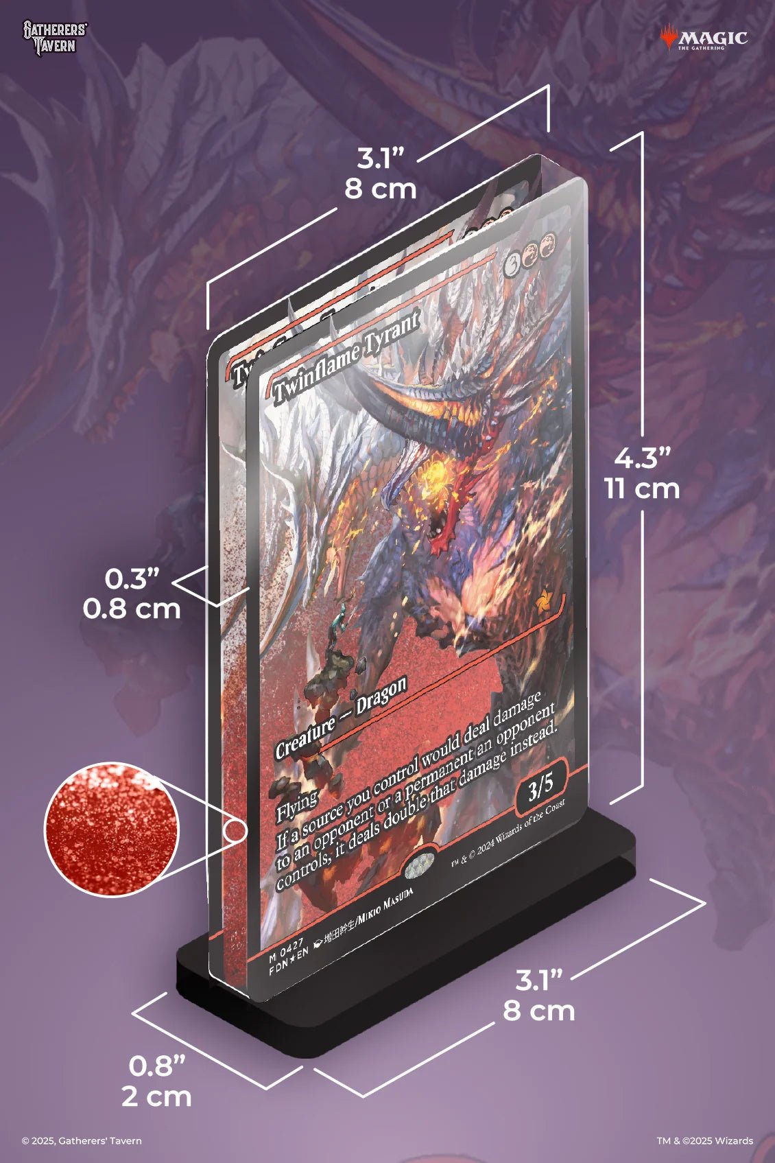 Magic the Gathering Twinflame Tyrant Gatherers Tavern Slab Standee - Gatherer's Tavern - 2