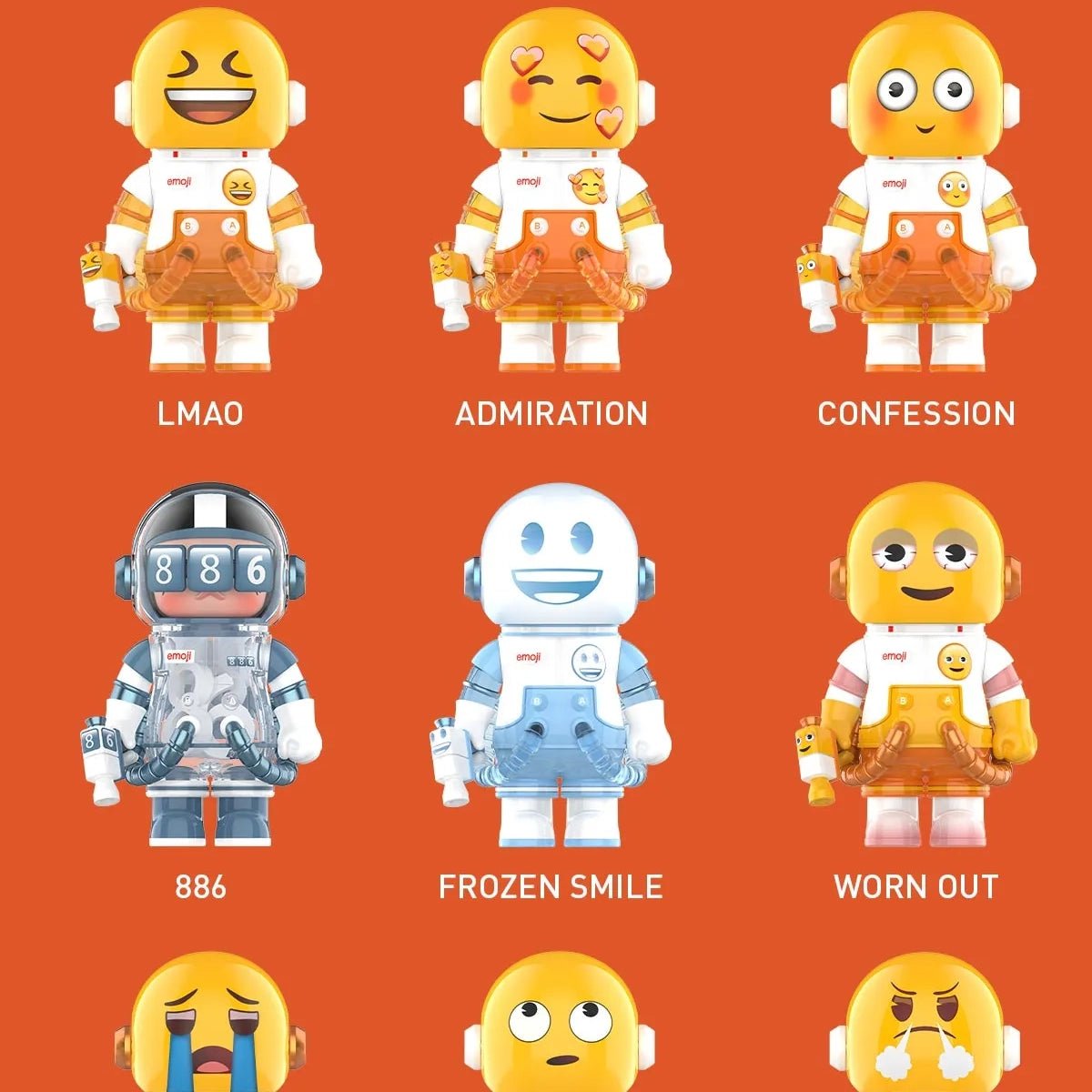 Mega Space Molly 100% × emoji Series (Blind Box) - POP MART - 3