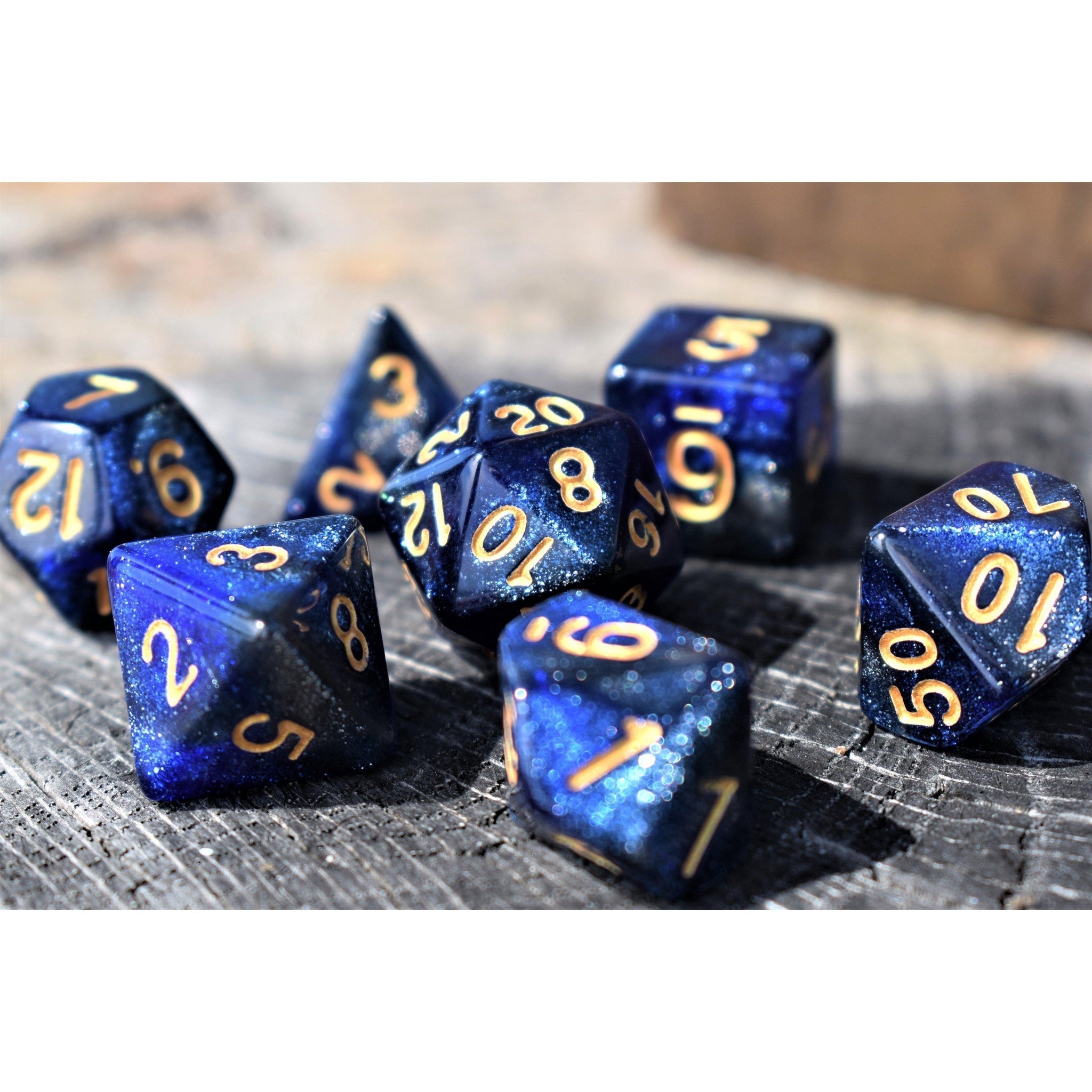 Milky Way Acrylic Dice Set - Misty Mountain Gaming - 2