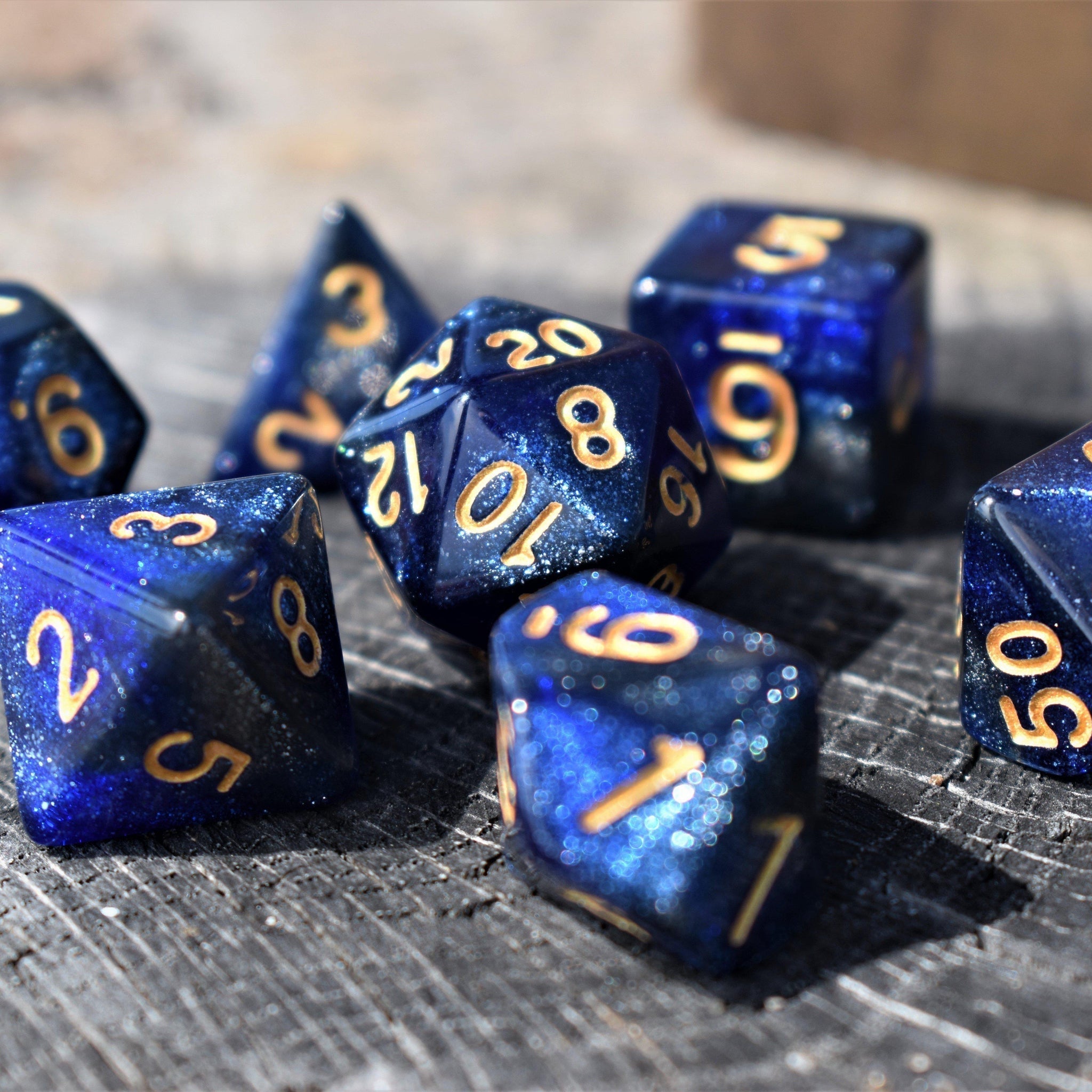 Milky Way Acrylic Dice Set - Misty Mountain Gaming - 1