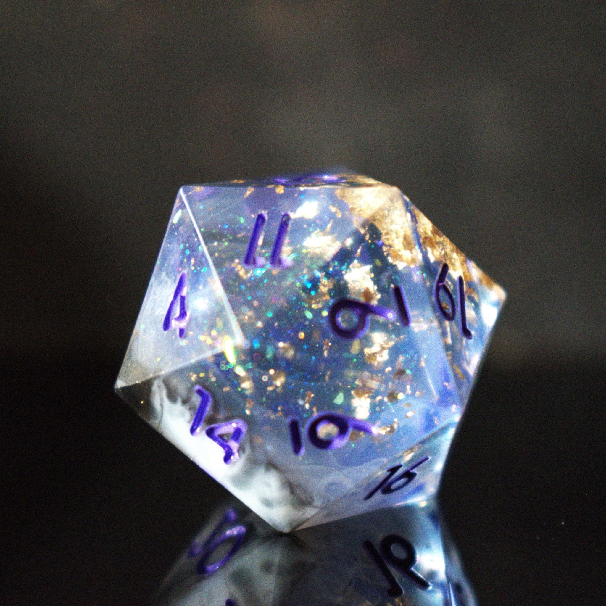 Mirage Arcane Sharp - Edged Resin Dice Set - Misty Mountain Gaming - 4