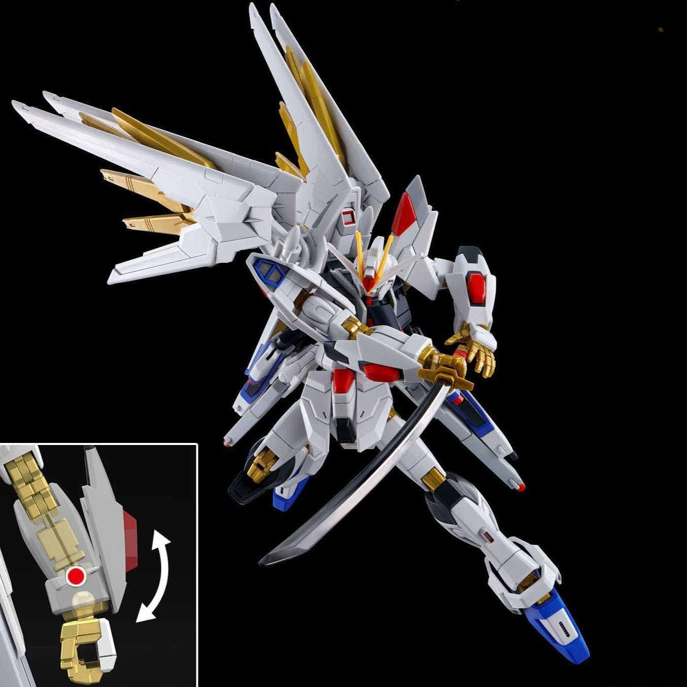 Mobile Suit Gundam Seed Mighty Strike Freedom High Grade Model Kit - Bandai - 3