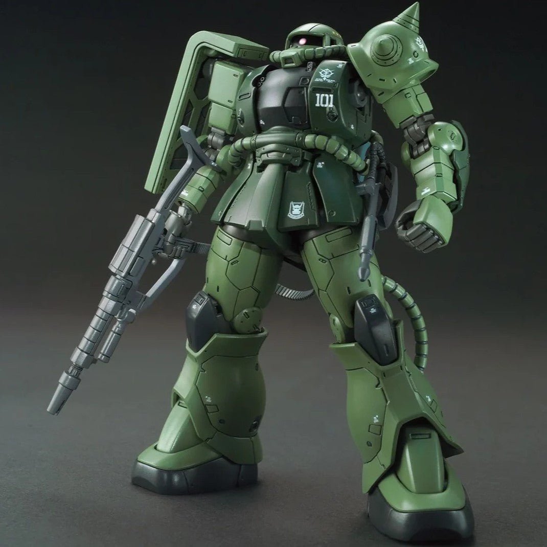 Mobile Suit Gundam Zaku II Type C-6/R6 High Grade 1/144 Model Kit - Bandai - 1