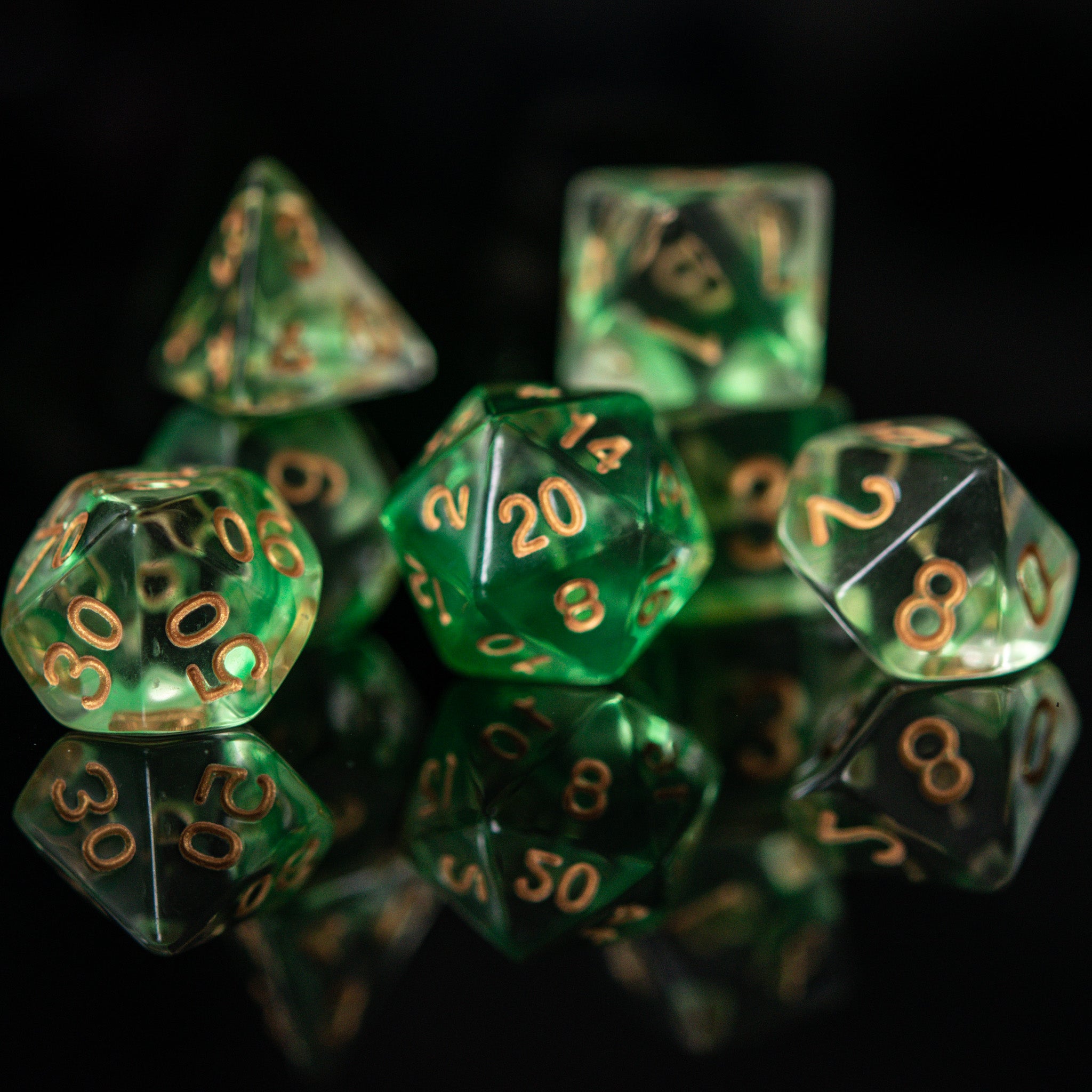 Mojito Acrylic Dice Set - Misty Mountain Gaming - 1