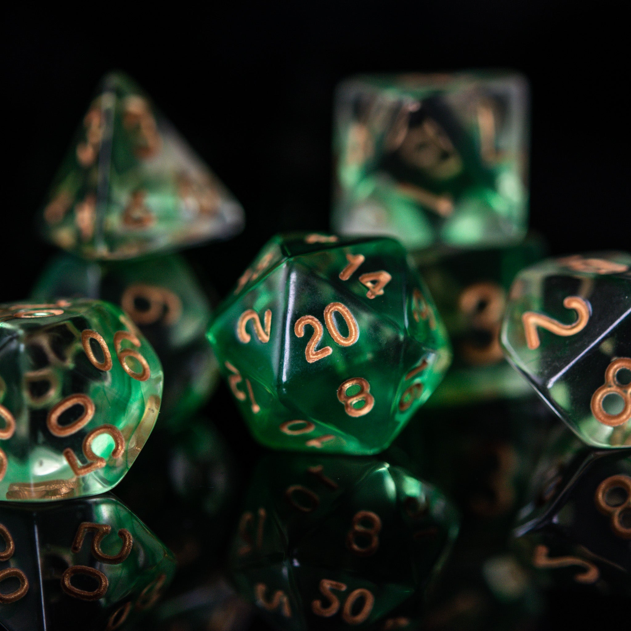 Mojito Acrylic Dice Set - Misty Mountain Gaming - 2