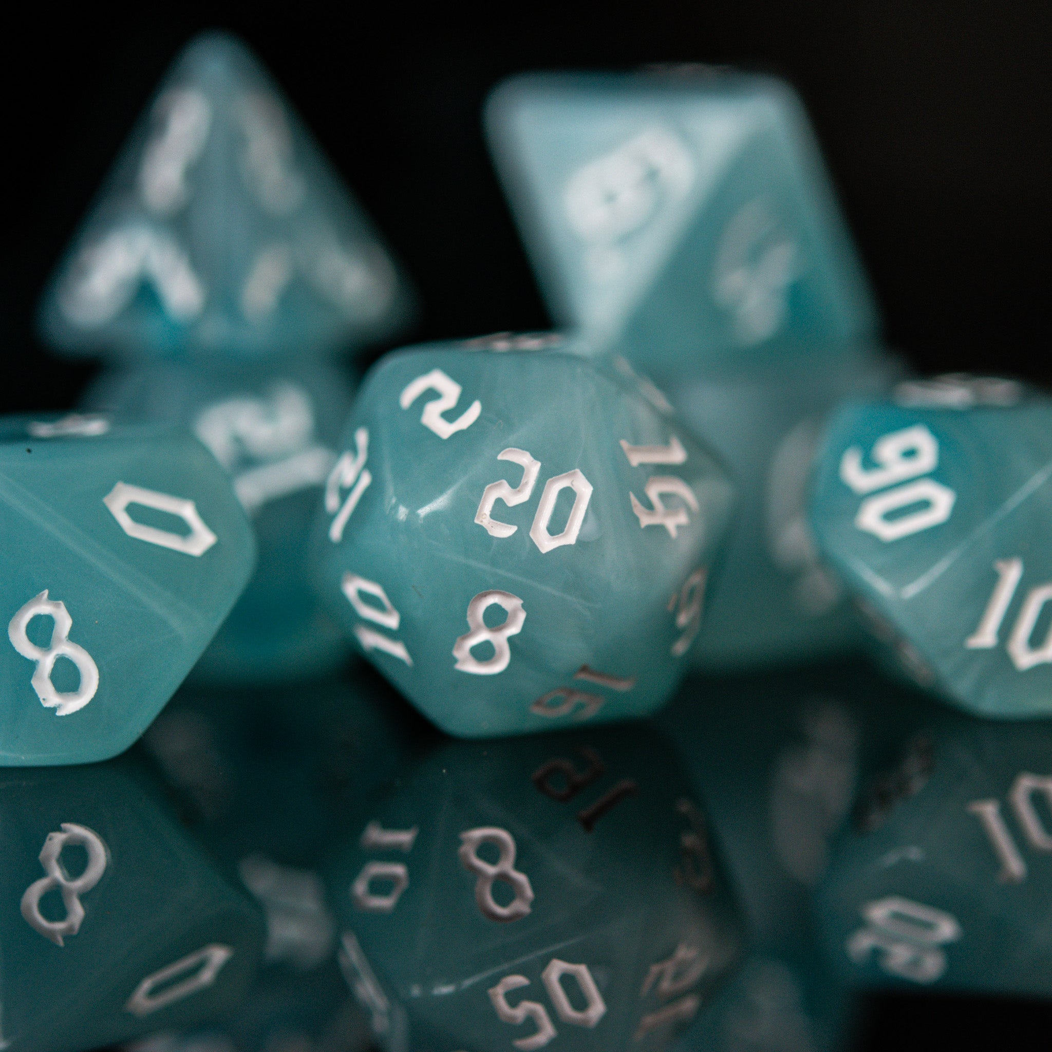 Monk Class Acrylic Dice Set - Misty Mountain Gaming - 2