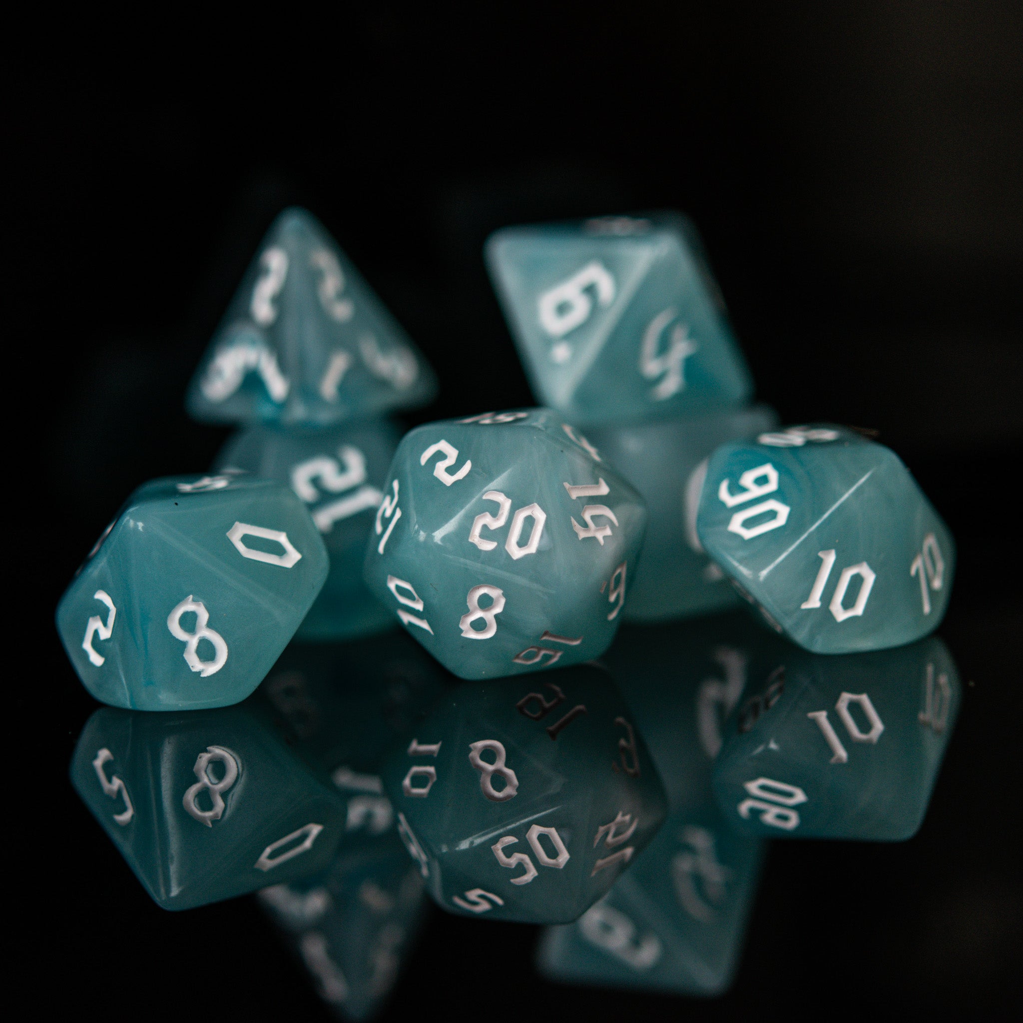 Monk Class Acrylic Dice Set - Misty Mountain Gaming - 1