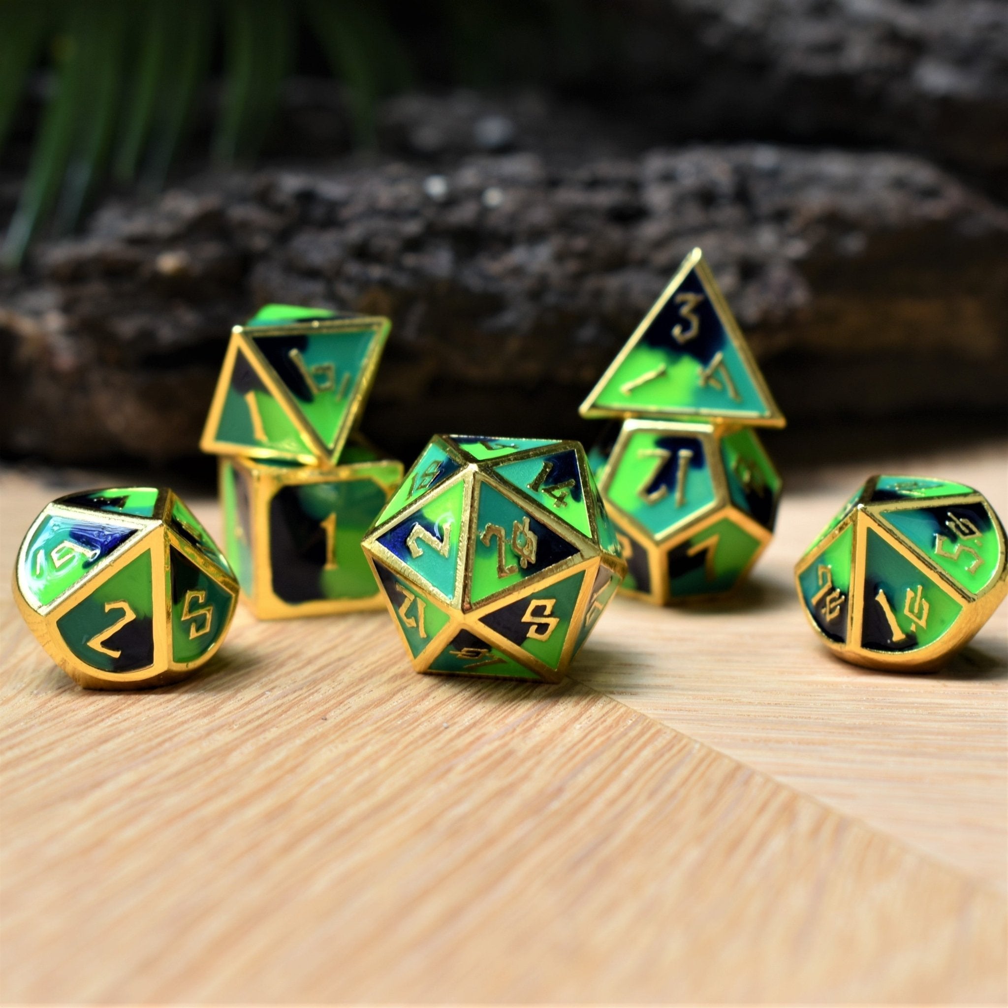 Mother Earth Metal Dice Set - Misty Mountain Gaming - 1