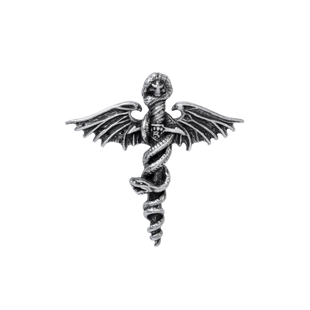 Motley Crue 'Dr. Feelgood' Pewter Pin Badge - Alchemy of England - 1