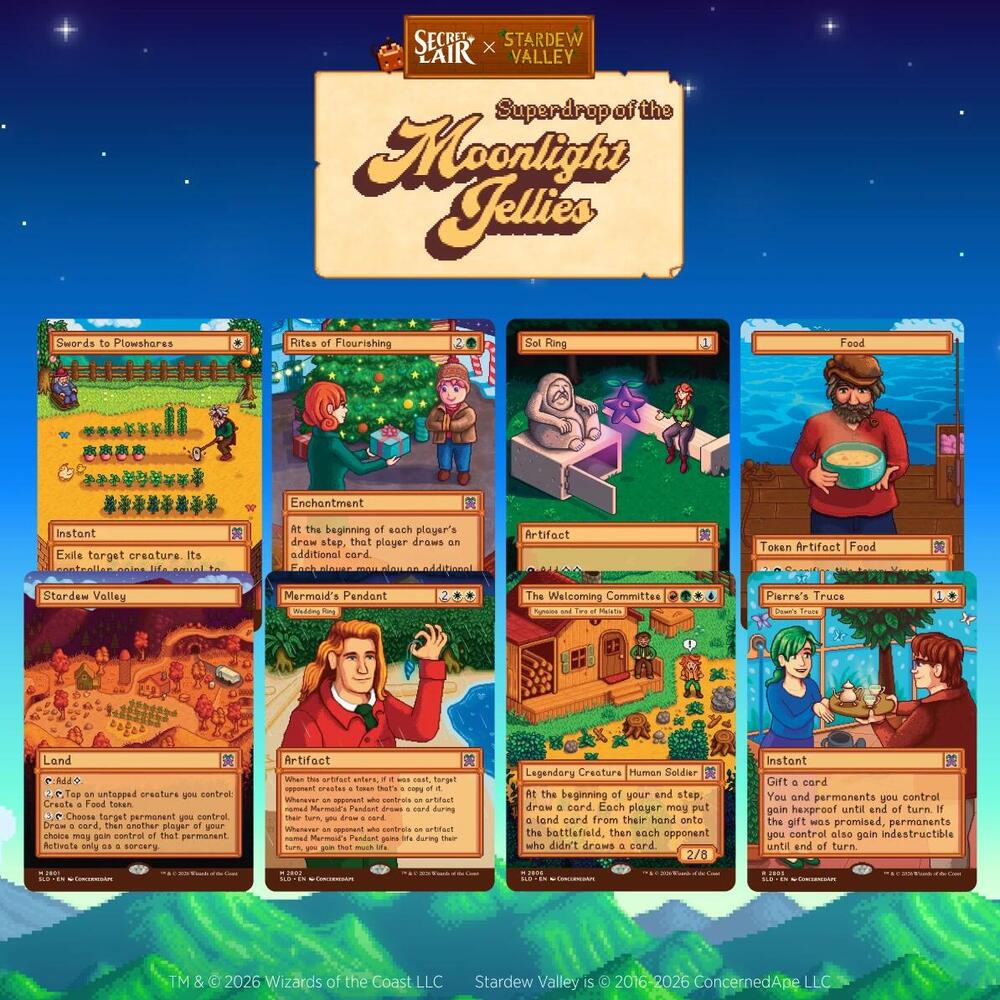 MTG: Secret Lair Drop- Secret Lair x Stardew Valley, Regular Edition - Wizards of the Coast - 1