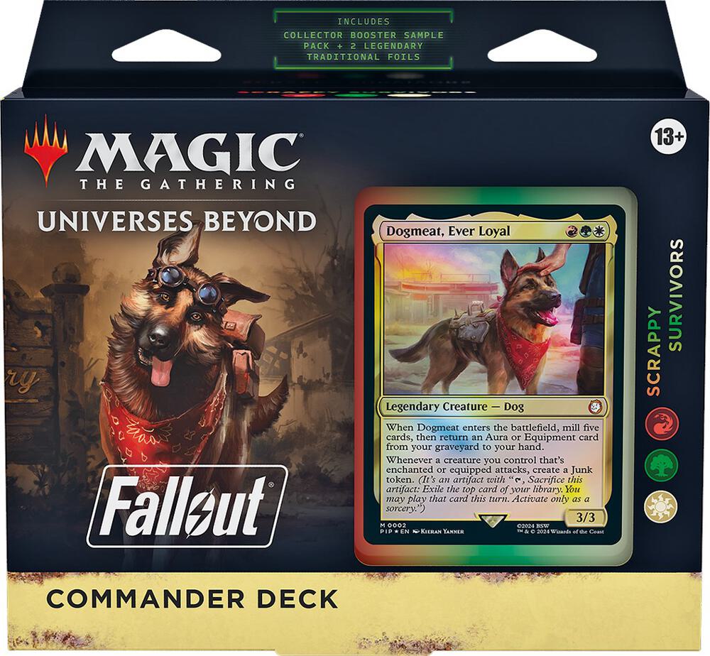 MTG Universes Beyond Fallout: Out of the Vault Scrappy Survivors Commander Deck - Magic: The Gathering - 1