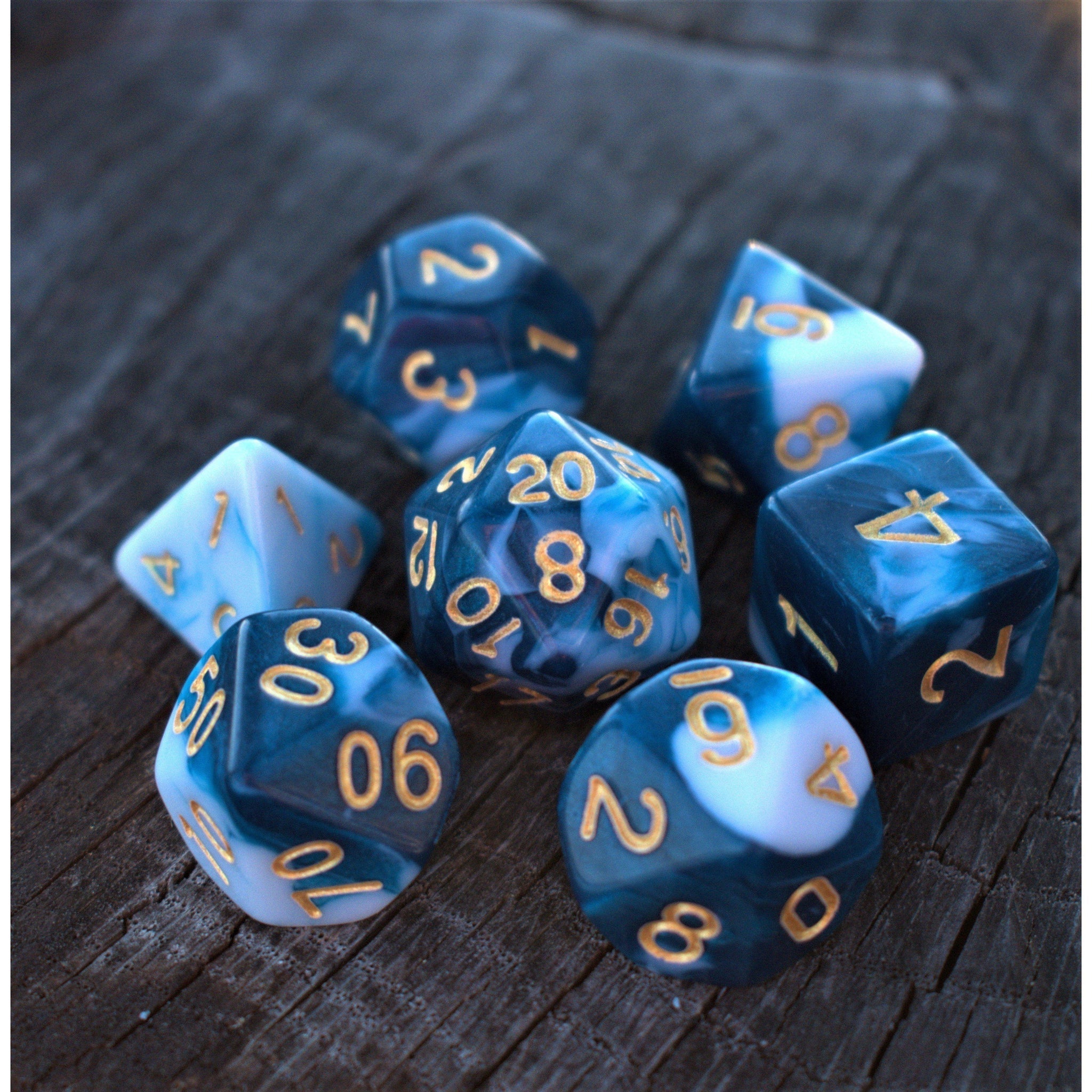 Murky Waters Acrylic Dice Set - Misty Mountain Gaming - 1