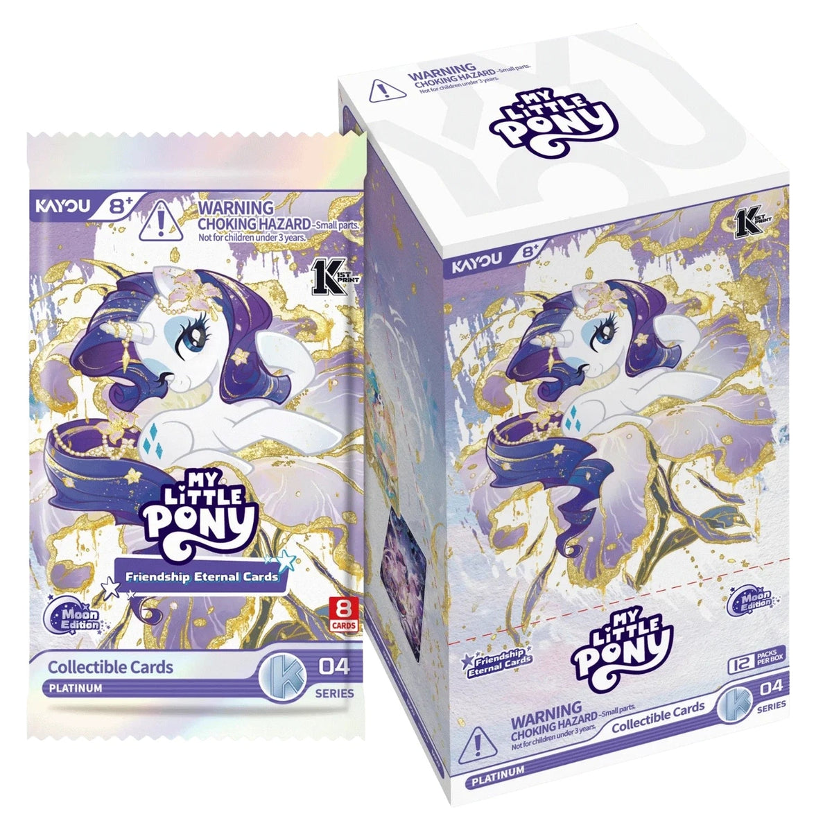 My Little Pony CTC Friendship Eternal Cards Moon Edition Series 4 Foil Pack Display (12 packs) - KAYOU - 1