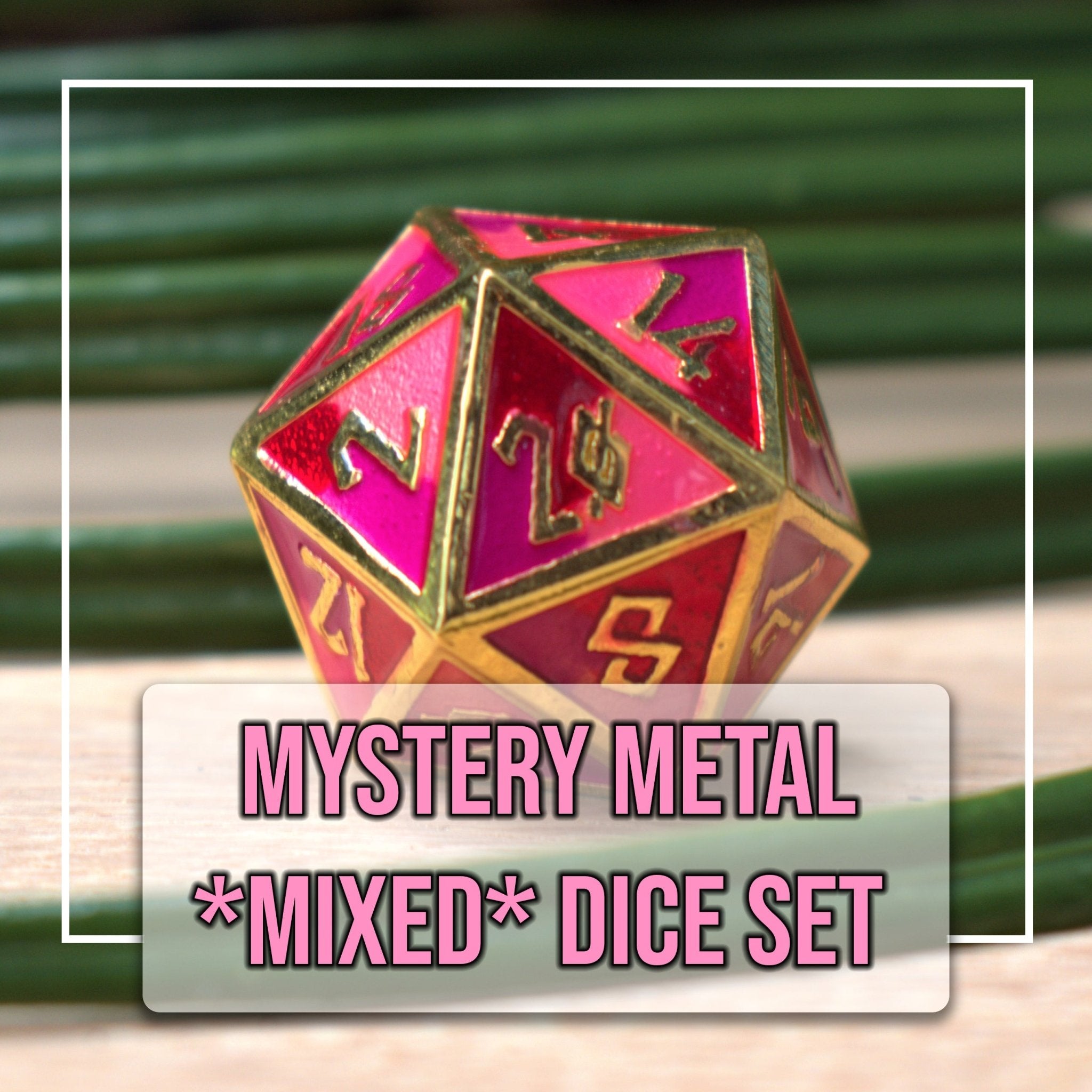 Mystery Metal *Mixed* Dice Set - Misty Mountain Gaming - 1