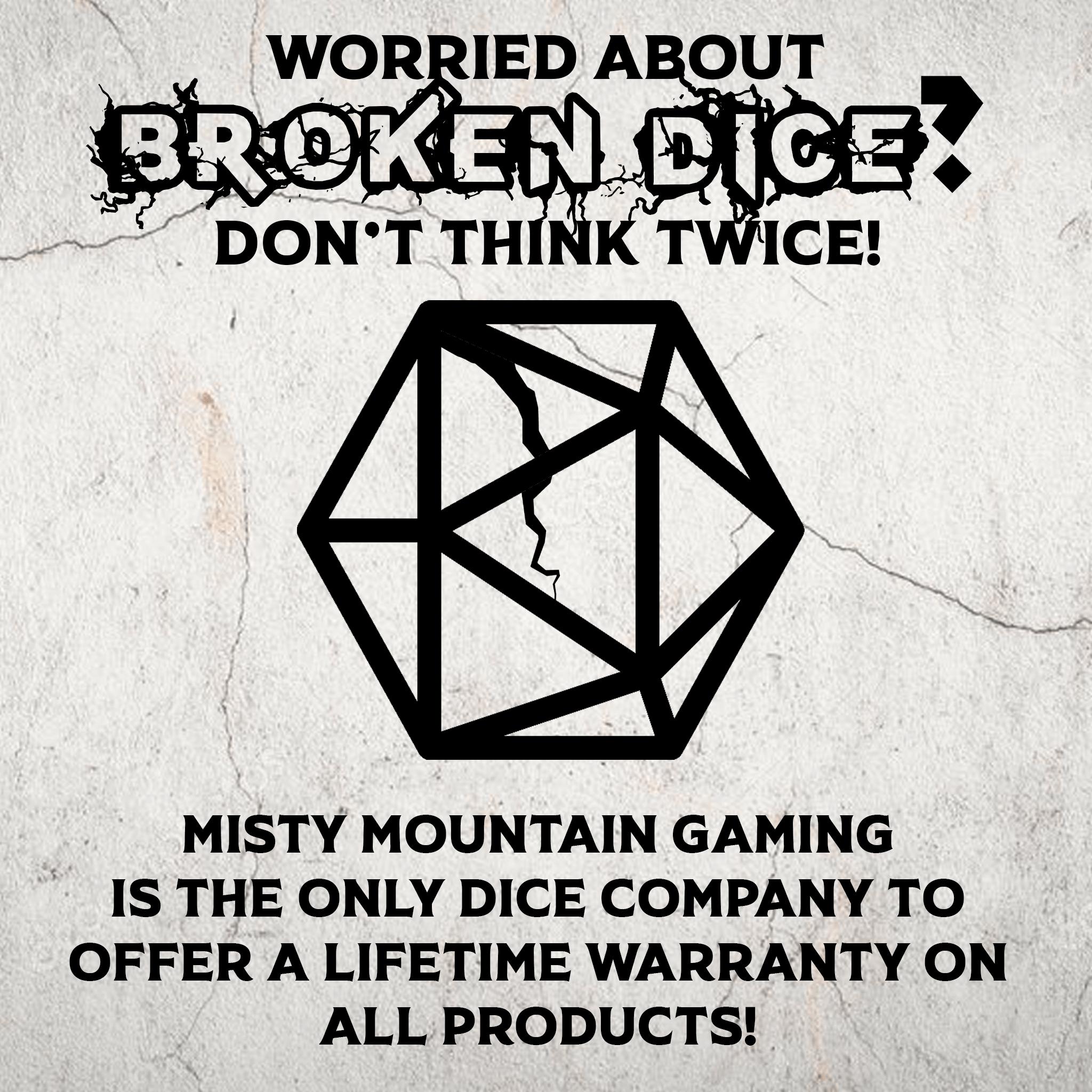 Mystery Metal *Mixed* Dice Set - Misty Mountain Gaming - 2