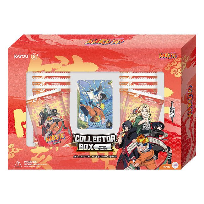 Naruto Collectible Cards: Smriti Earth Scroll Collector Box, Landscape Packaging 002A (10 packs) - KAYOU - 1