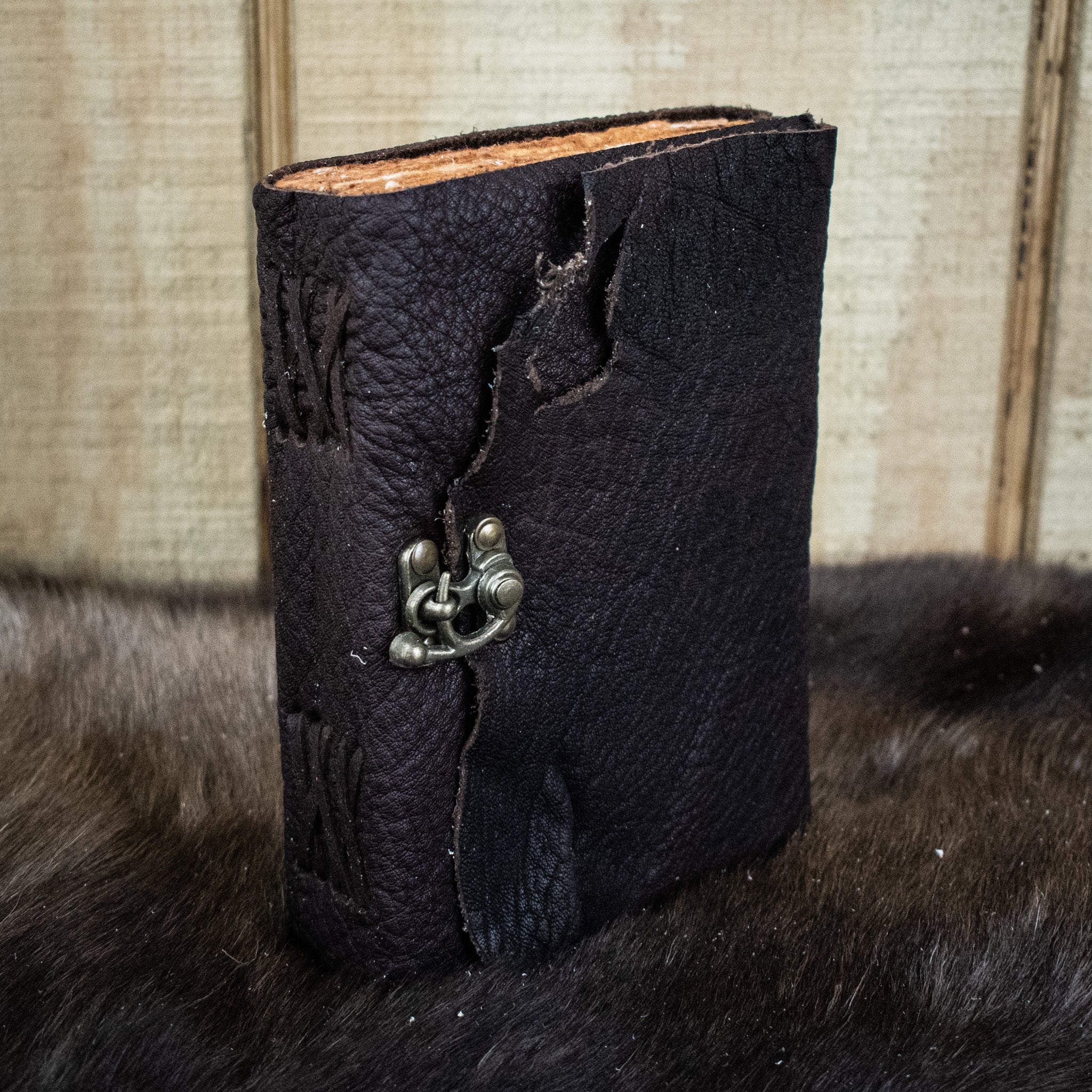 Natural Edge Buffalo Leather Journal - Misty Mountain Gaming - 9