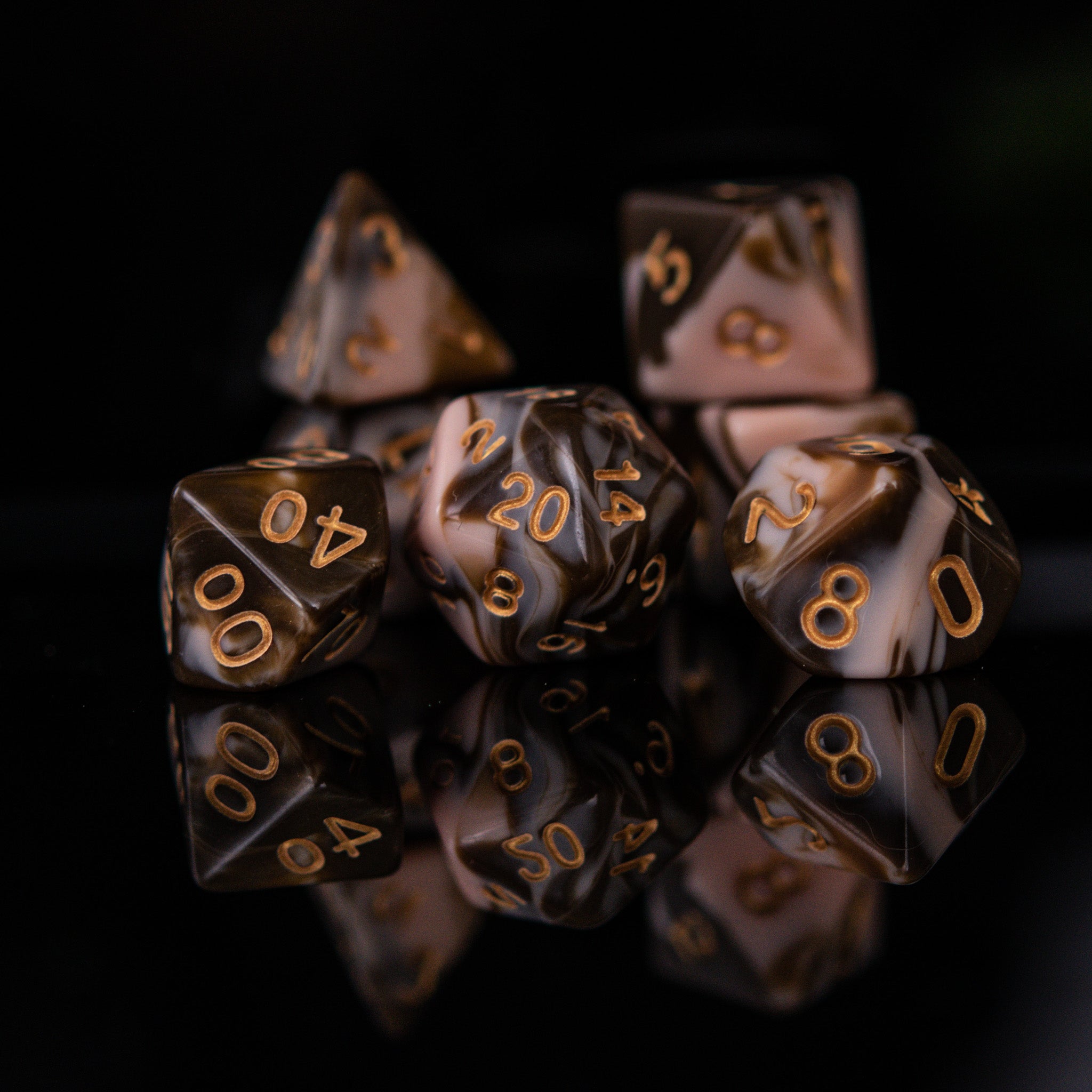 Neapolitan Acrylic Dice Set - Misty Mountain Gaming - 2