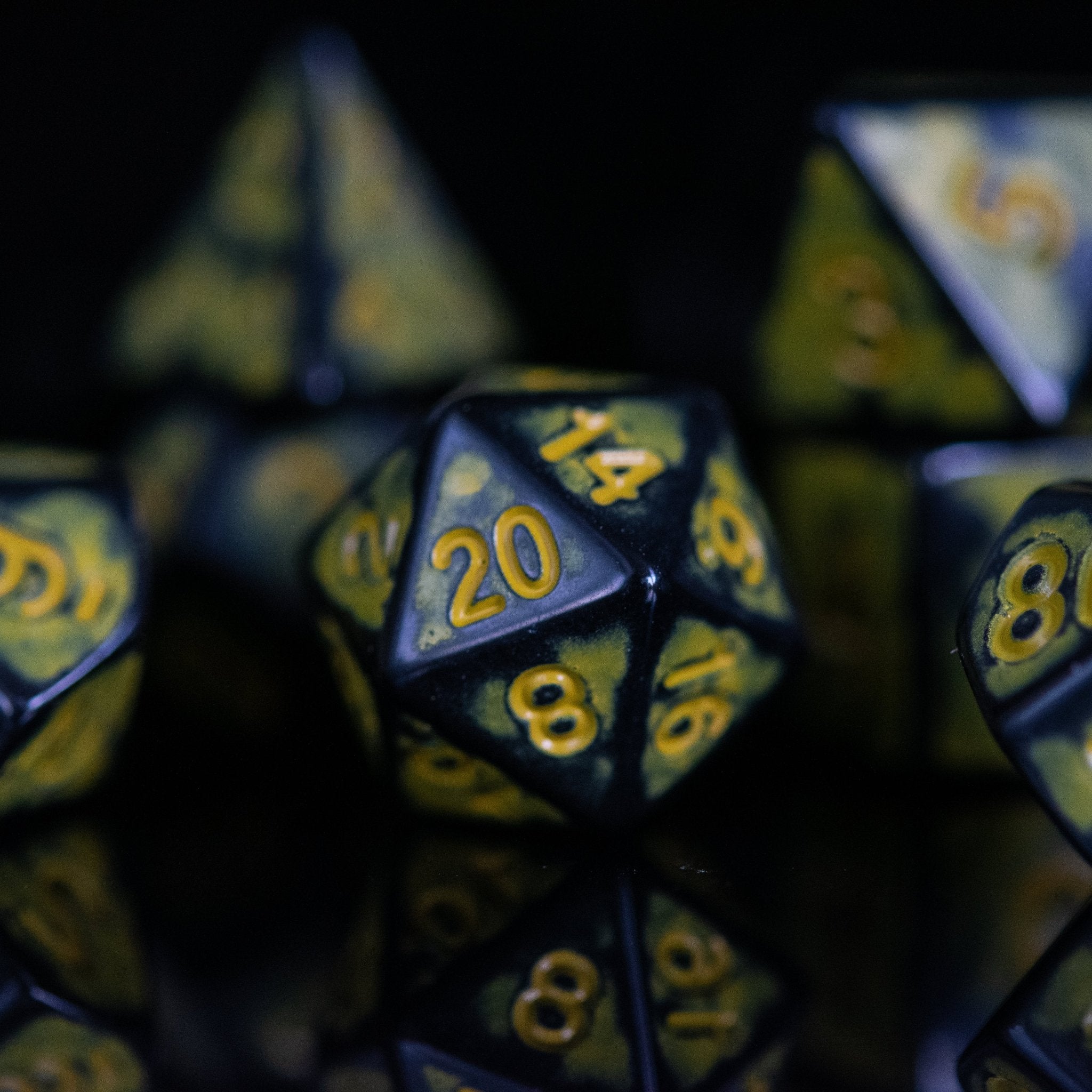 Nuclear Acrylic Dice Set - Misty Mountain Gaming - 3