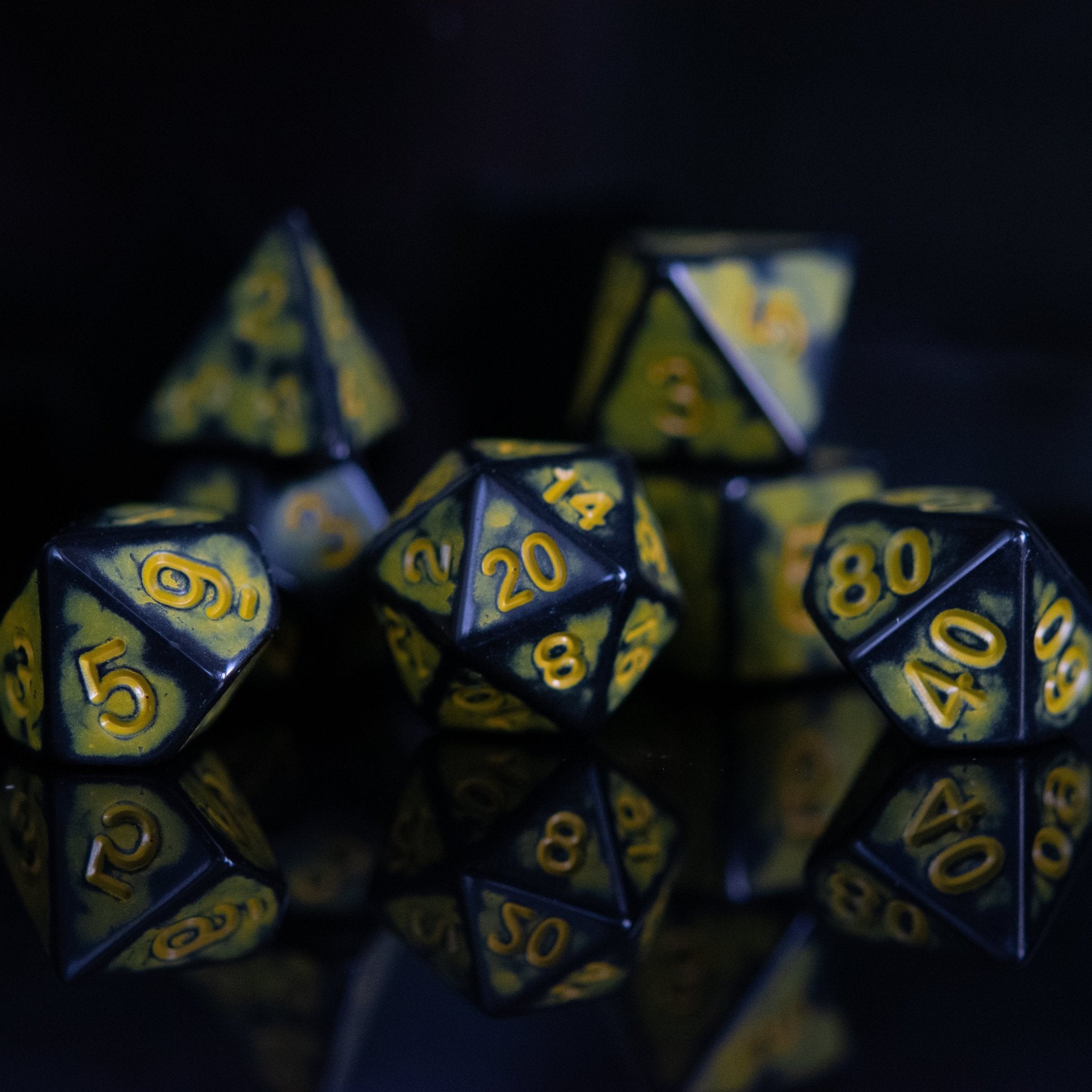 Nuclear Acrylic Dice Set - Misty Mountain Gaming - 2