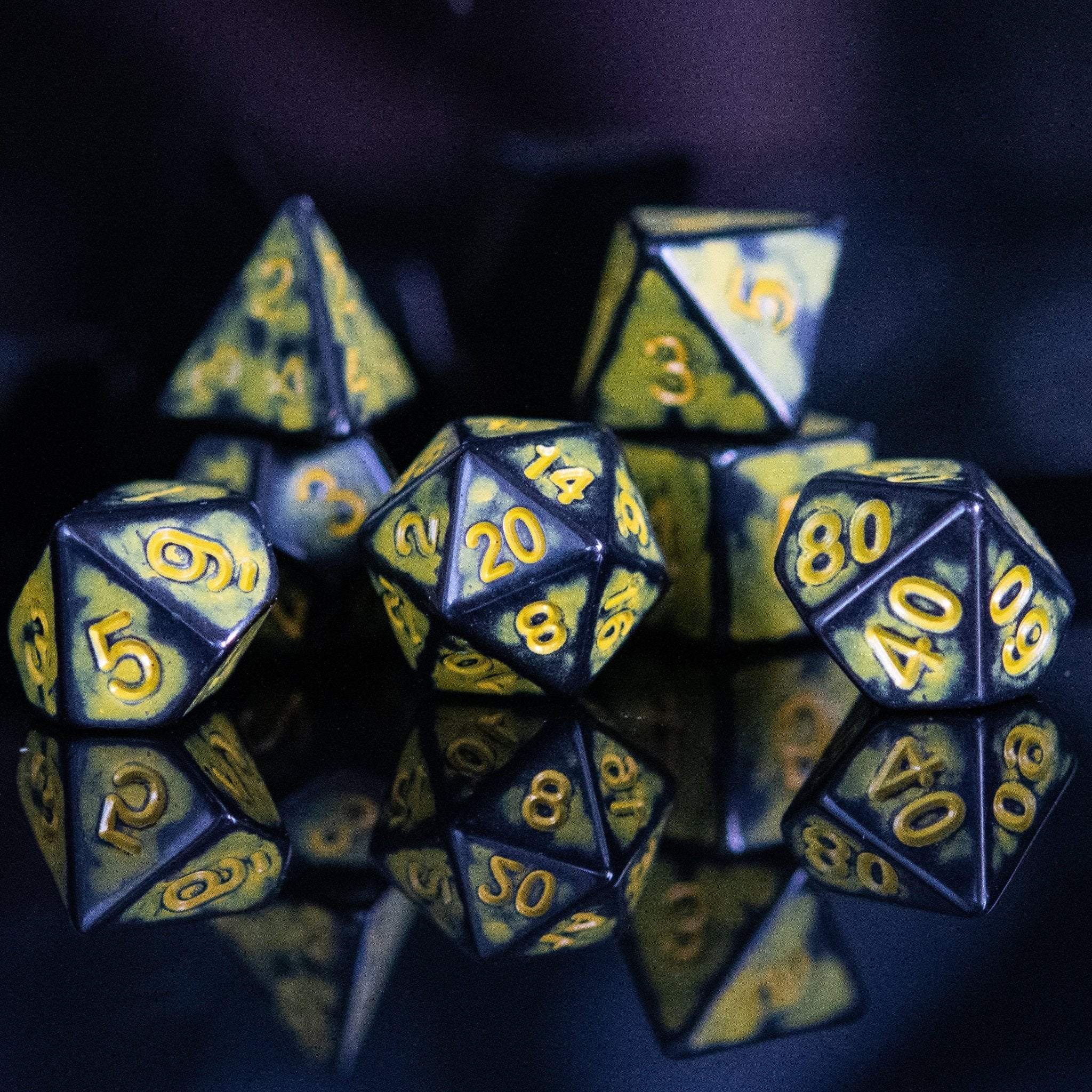 Nuclear Acrylic Dice Set - Misty Mountain Gaming - 1