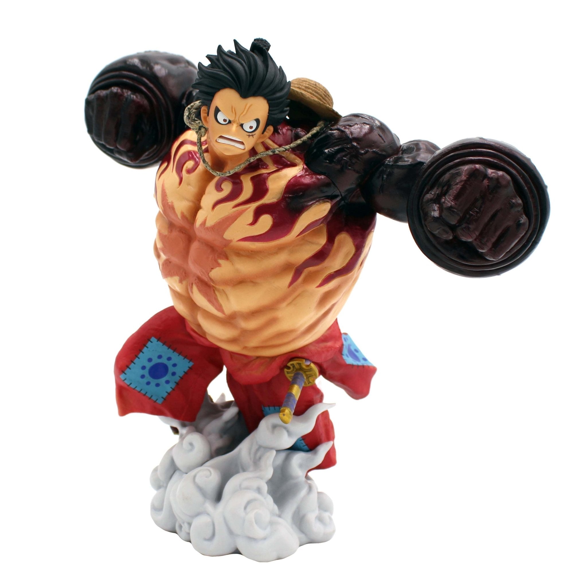 One Piece Monkey D. Luffy Gear 4 World Figure Colosseum 3 Anime Figure - Banpresto - 1
