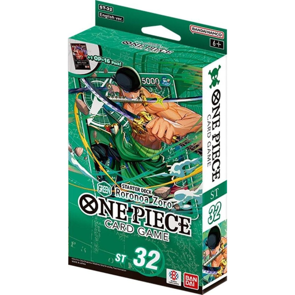 One Piece TCG Green Roronoa Zoro Starter Deck 32 [ST-32] - Bandai - 1