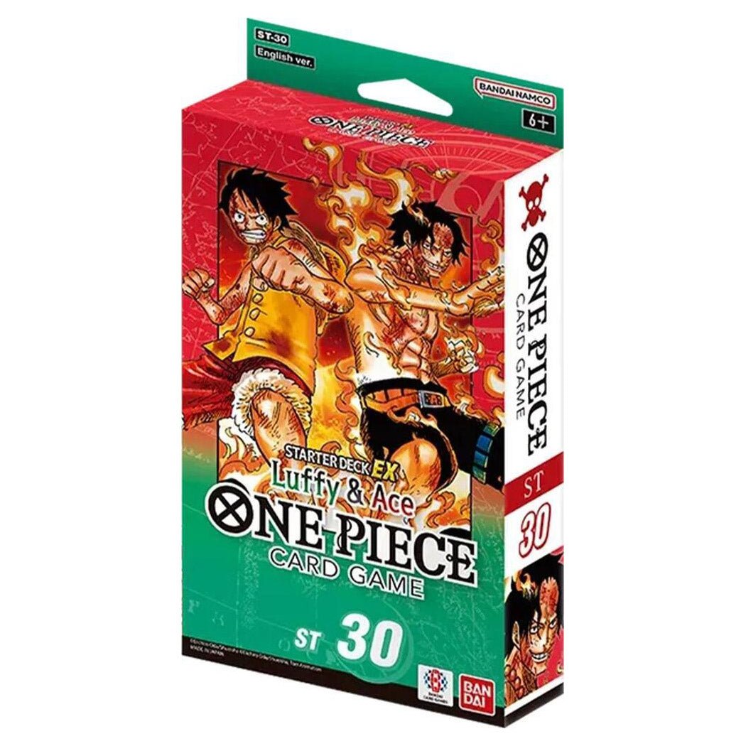 One Piece TCG Luffy and Ace Starter Deck [ST-30] (Green/Red) - Bandai - 1