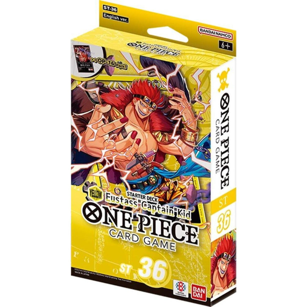 One Piece TCG Yellow Eustass ”Captain” Kid Starter Deck 36 [ST-36] - Bandai - 1