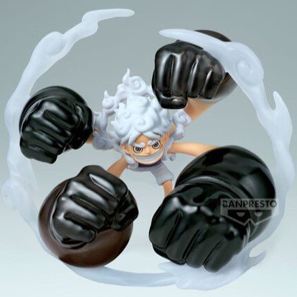 One Piece World Collectable Figure Special Monkey D. Luffy Gear5 Gum Gum Dawn Gatling Anime Figure - Banpresto - 1