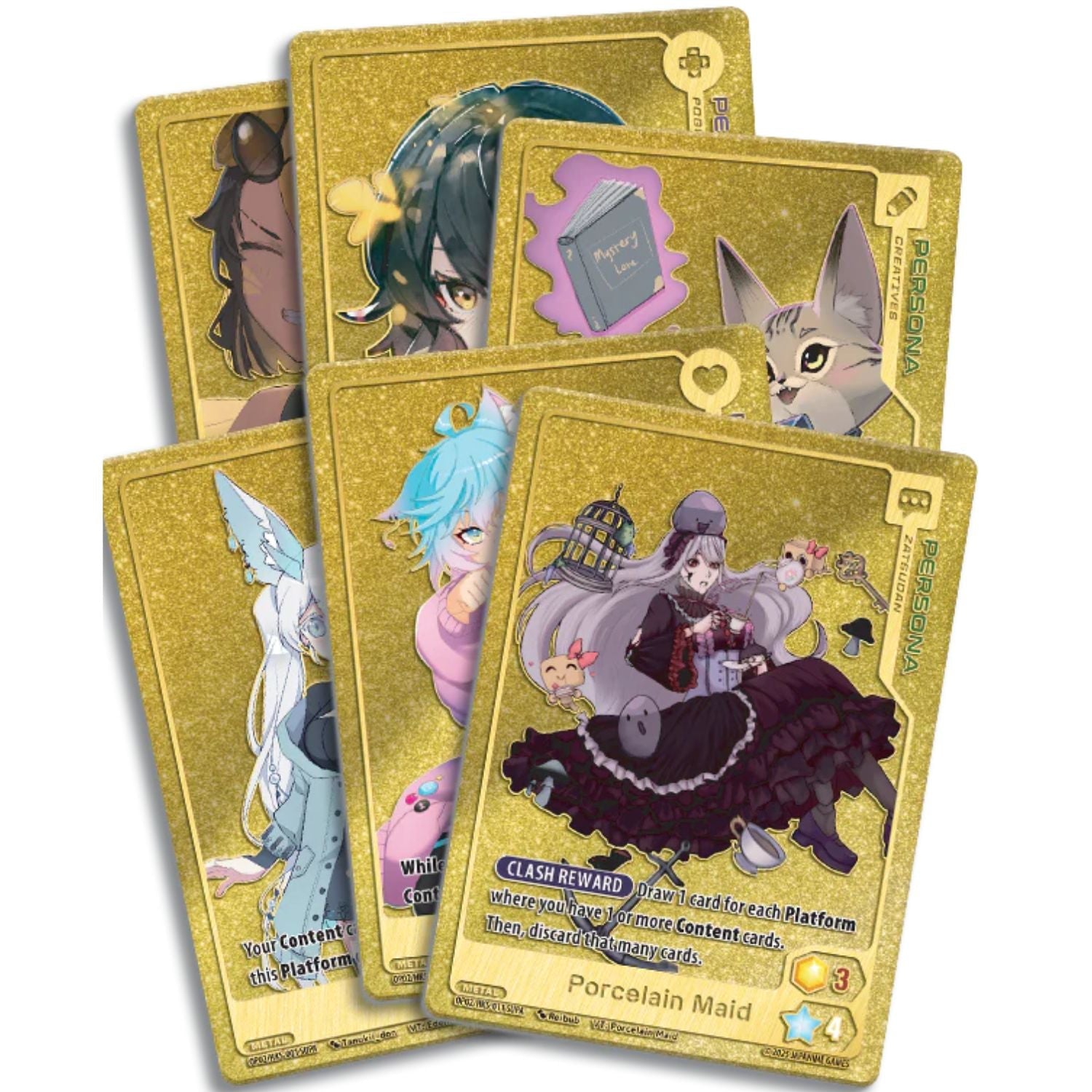 Oshi Push TCG Gen Two Hidden Links Metal Card Set - Japanime Games - 1