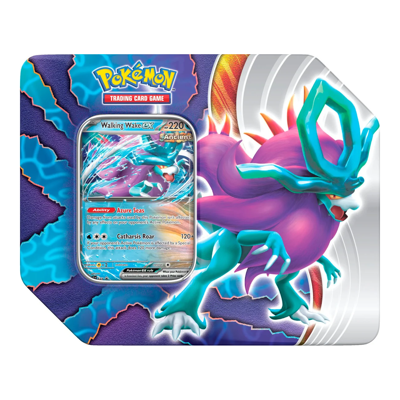 Paradox Clash Tin (Walking Wake EX) - Pokémon - 1